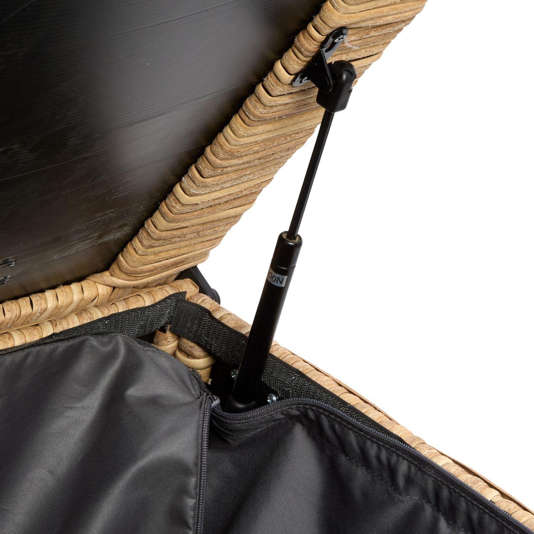 Voir la diapositive 4 : HESPERIDE Coffre rangement de jardin bayana - 300 l - marron
