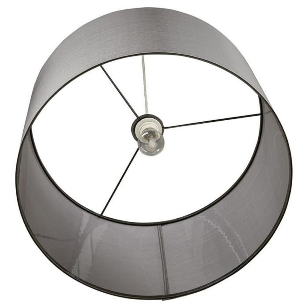 Paris Prix Lampe Suspension avec Abat-Jour  Fidelio  50cm Gris