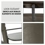 Voir la diapositive 4 : HAUCK Chaise haute en bois Alpha Select gris foncé