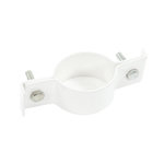 CENTRALE BRICO 6 colliers de fixation pour Poteau rond BLANC ø 48mm