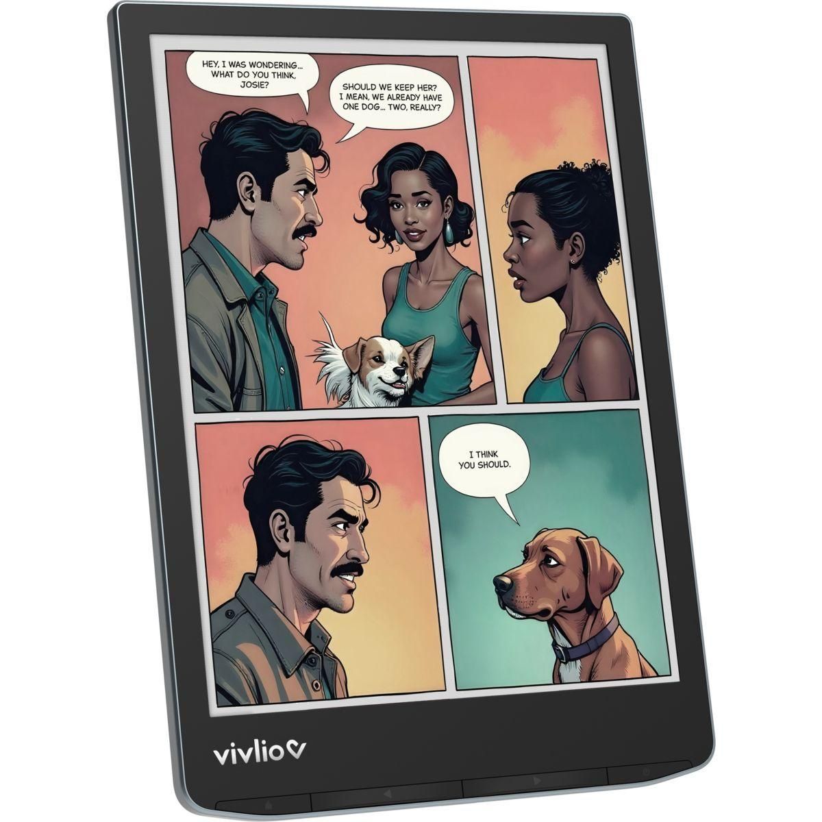 VIVLIO Liseuse eBook INKPAD COLOR 3 Bleu acier