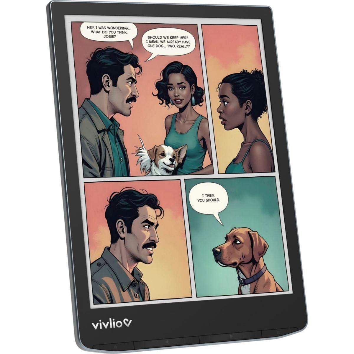 VIVLIO Liseuse eBook INKPAD COLOR 3 Bleu acier