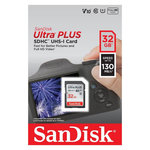 SANDISK Carte mémoire SanDisk Ultra+ SDHC UHS I 32 Go V10²