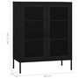 Voir la diapositive 6 : VIDAXL Armoire de rangement Noir 80x35x101,5 cm Acier