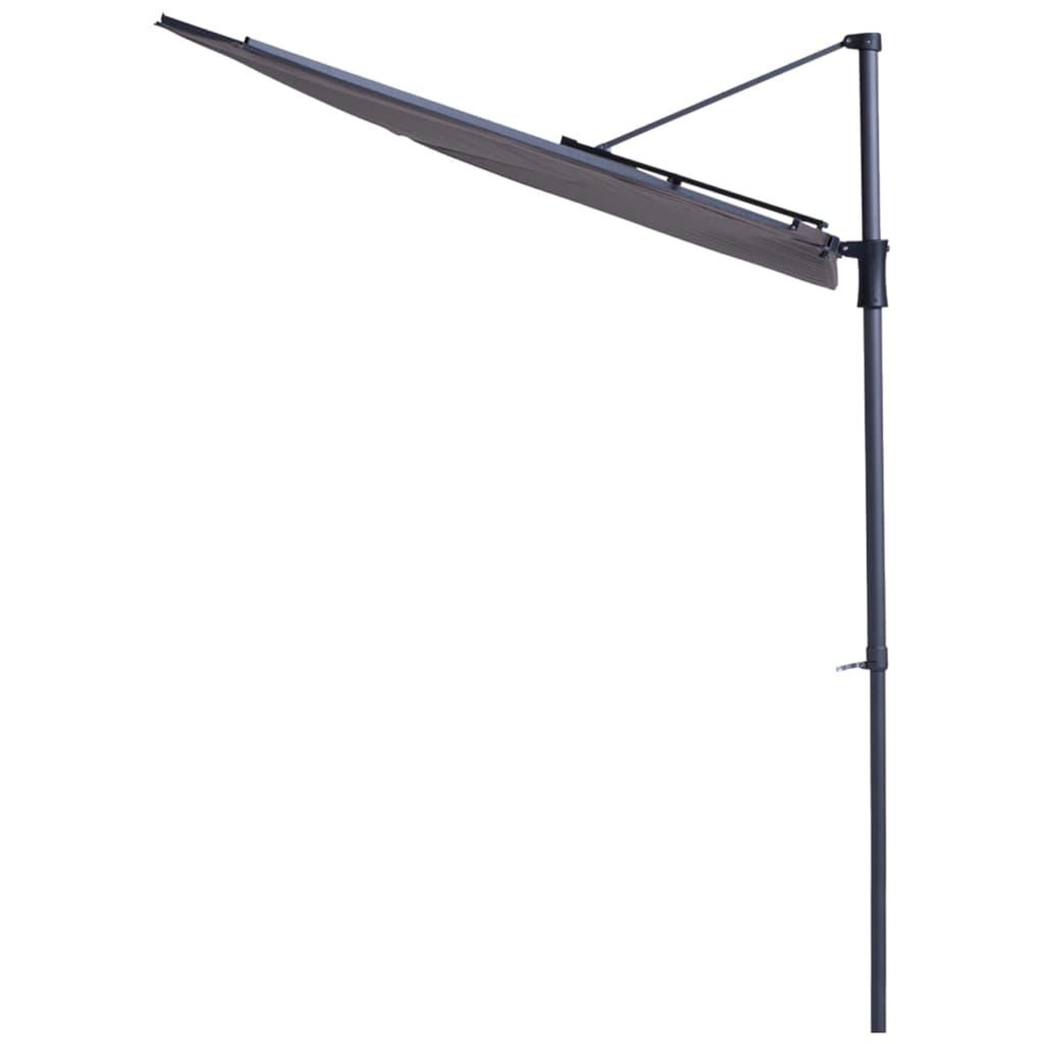Voir la diapositive 4 : MADISON Madison Parasol de balcon Sun Wave 270 x 150 cm Taupe PAC3P015