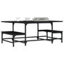 Voir la diapositive 3 : VIDAXL Table basse noir 100x50,5x40 cm bois d'ingenierie