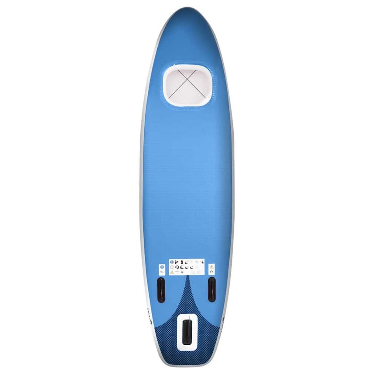 VIDAXL Ensemble de planche SUP gonflable Bleu 360x81x10 cm