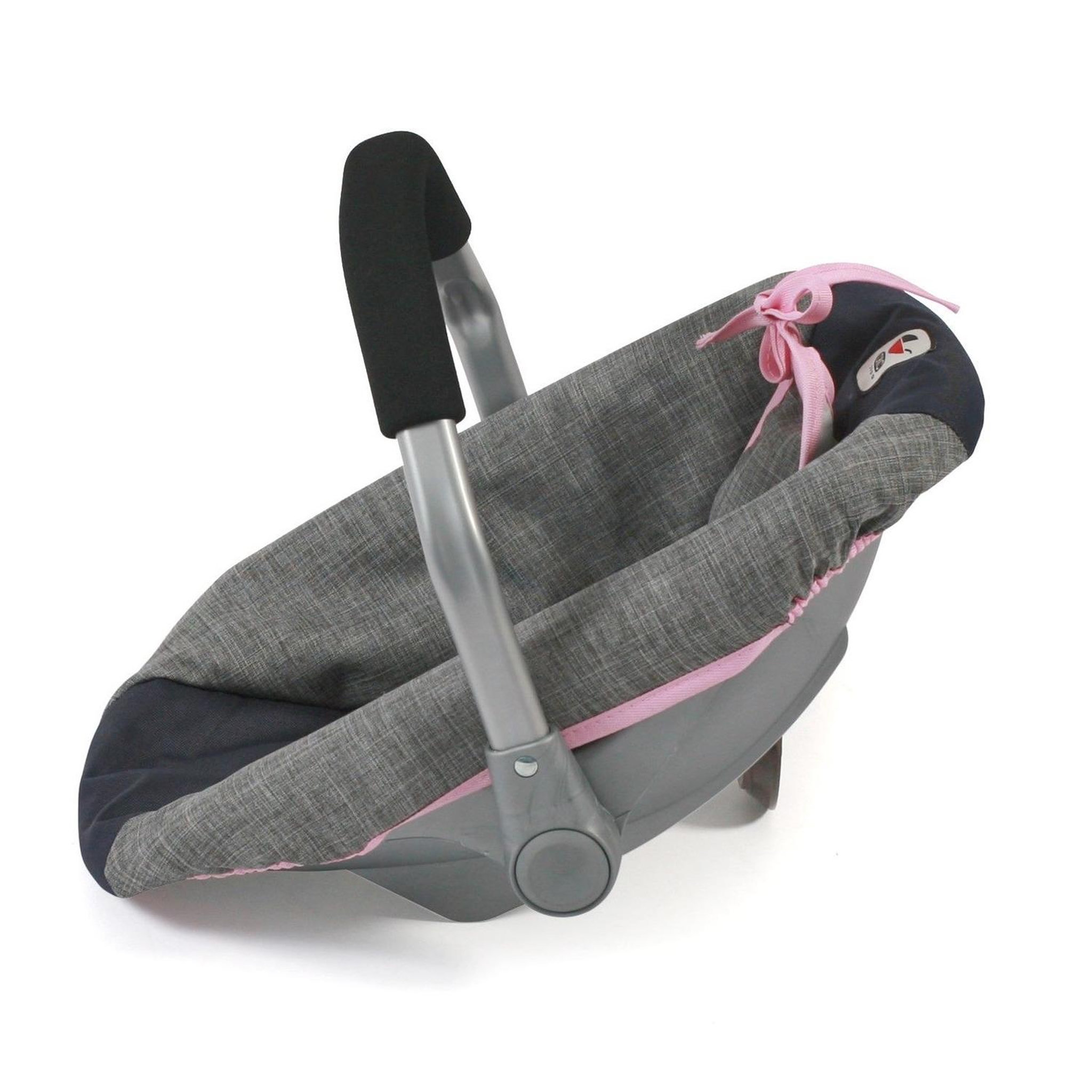 Voir la diapositive 2 : BAYER CHIC 2000 Siège de voiture pour poupées, anthracite - bleu foncé - rose