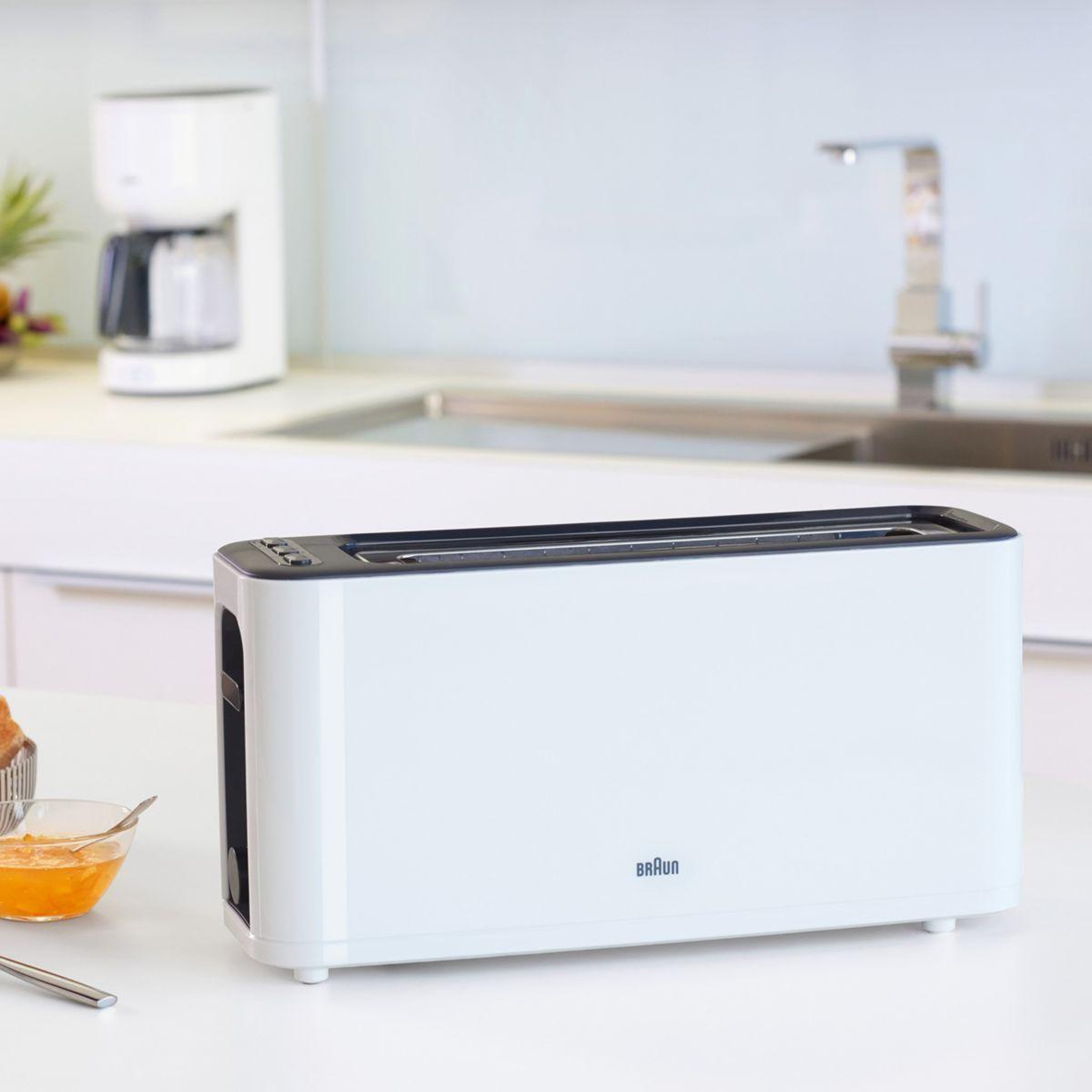 Voir la diapositive 5 : BRAUN Grille-pain ht3100wh purease