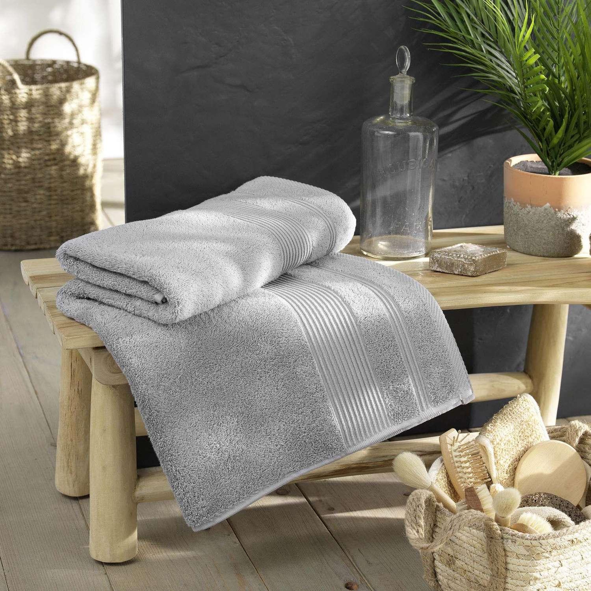 Voir la diapositive 3 : Douceur d'Intérieur Drap de bain DAYTA - Eponge unie