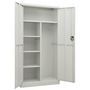 Voir la diapositive 5 : VIDAXL Armoire a casiers Gris clair 90x40x180 cm Acier