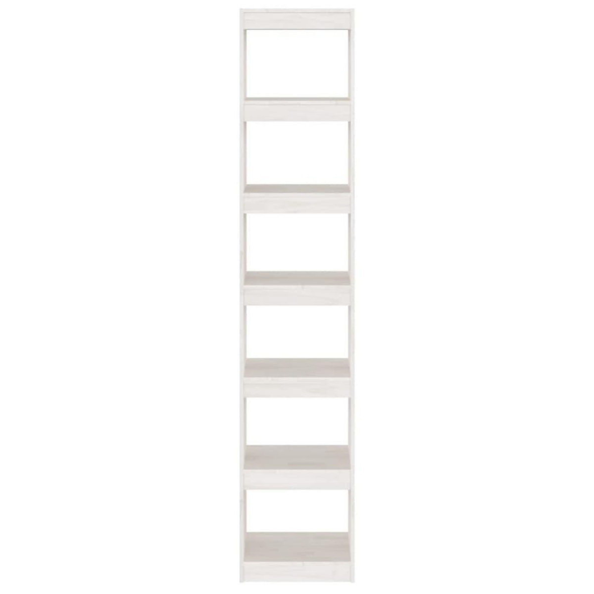 VIDAXL Bibliotheque/Separateur de piece Blanc 40x30x199 cm Pin massif