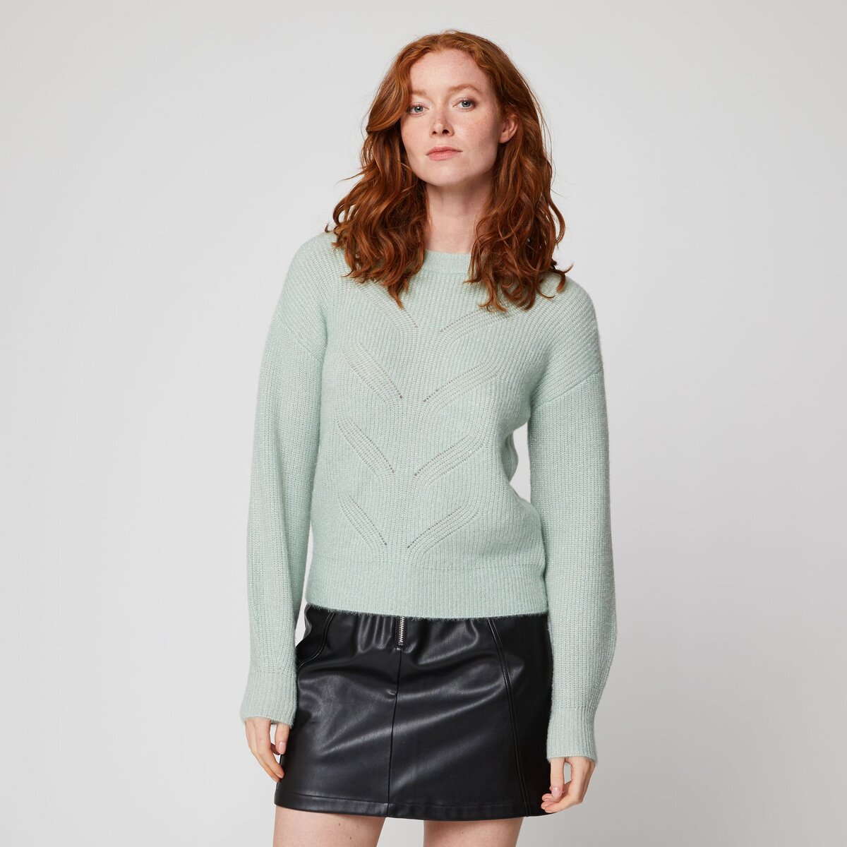 Pull turquoise outlet femme