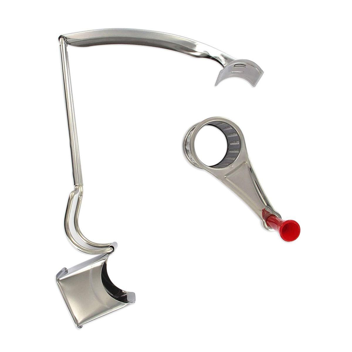 Fackelmann Moulin à fromage chromé Fackelmann Handmade Tradition