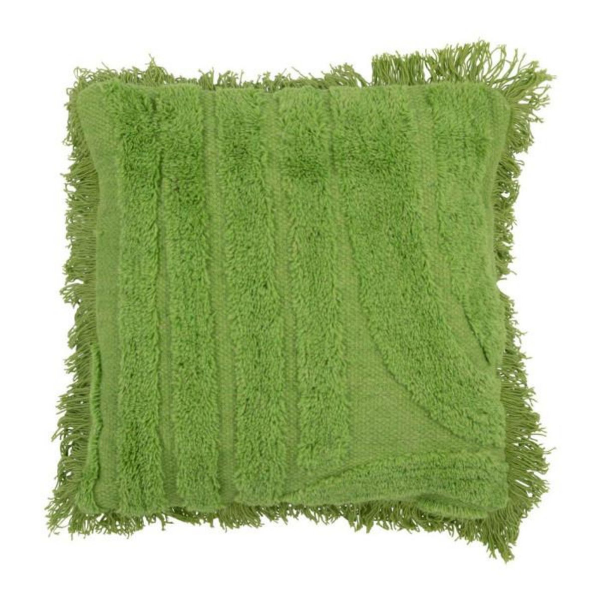 Paris Prix Coussin Déco Tufté  Avocado  45x45cm Vert