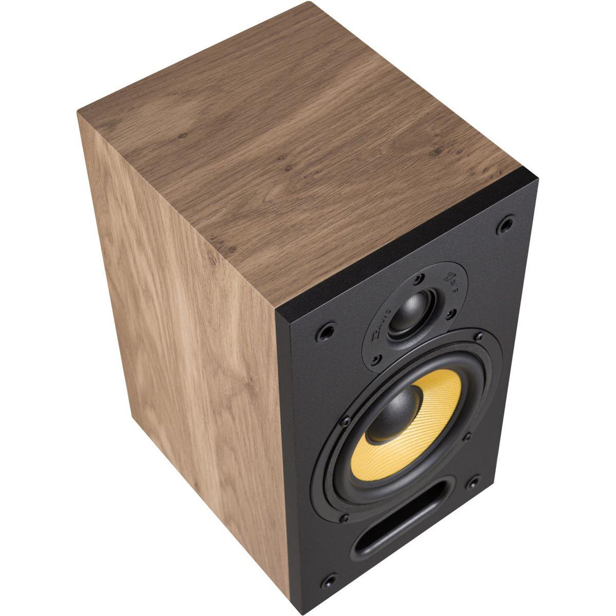 Voir la diapositive 2 : Davis Enceinte surround ariane 1 chene clair x 2
