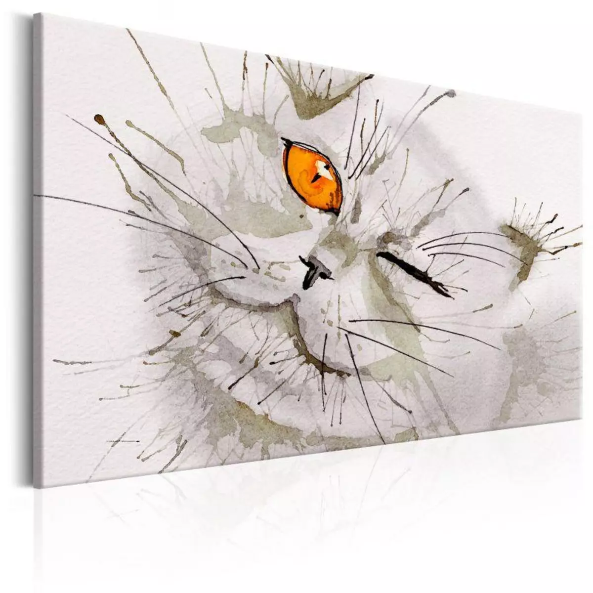 Paris Prix Tableau Imprimé  Grey Cat 