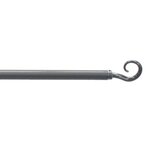 Paris Prix Tringle Déco Extensible  Spiralia  80-110cm Gris