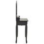 Voir la diapositive 5 : VIDAXL Ensemble de coiffeuse avec tabouret Gris 80x69x141 cm Paulownia