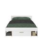 Voir la diapositive 4 : Lit double avec rangements 140X190/200 cm SANDRINE