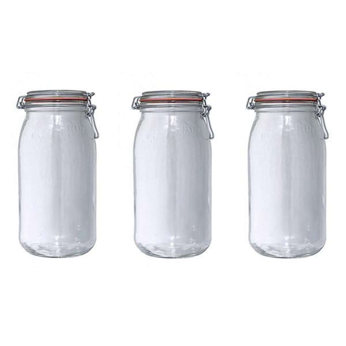 Le parfait Lot de 3 bocaux en verre 3l - 908378