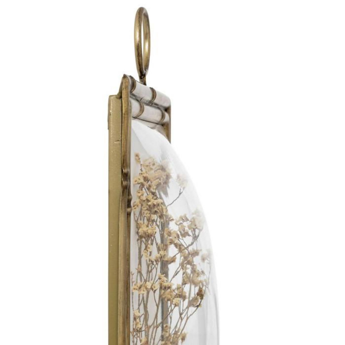 ATMOSPHERA Déco Murale Bombée Fleurs  Jonas  47cm Marron