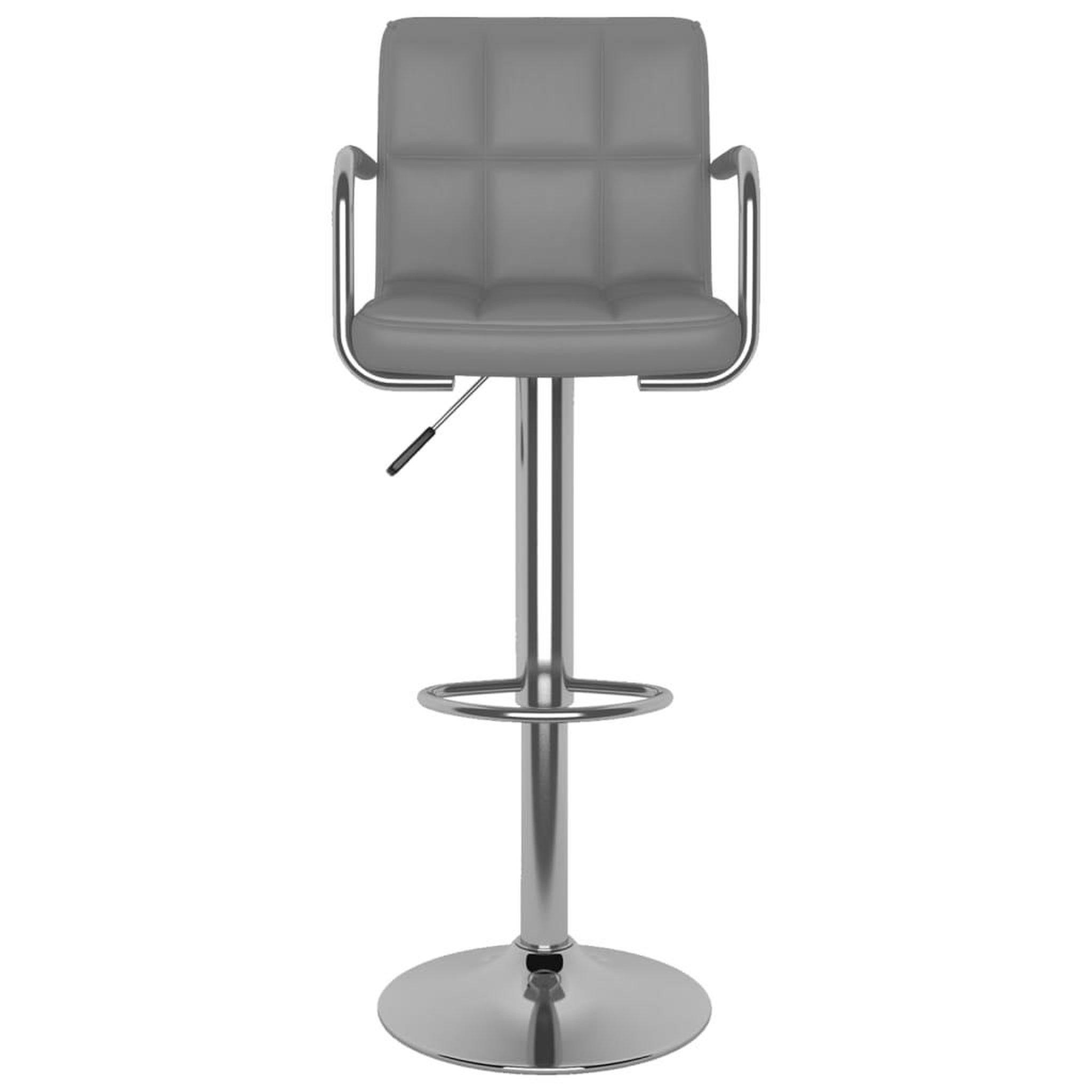 Voir la diapositive 4 : VIDAXL Tabourets de bar lot de 2 gris similicuir