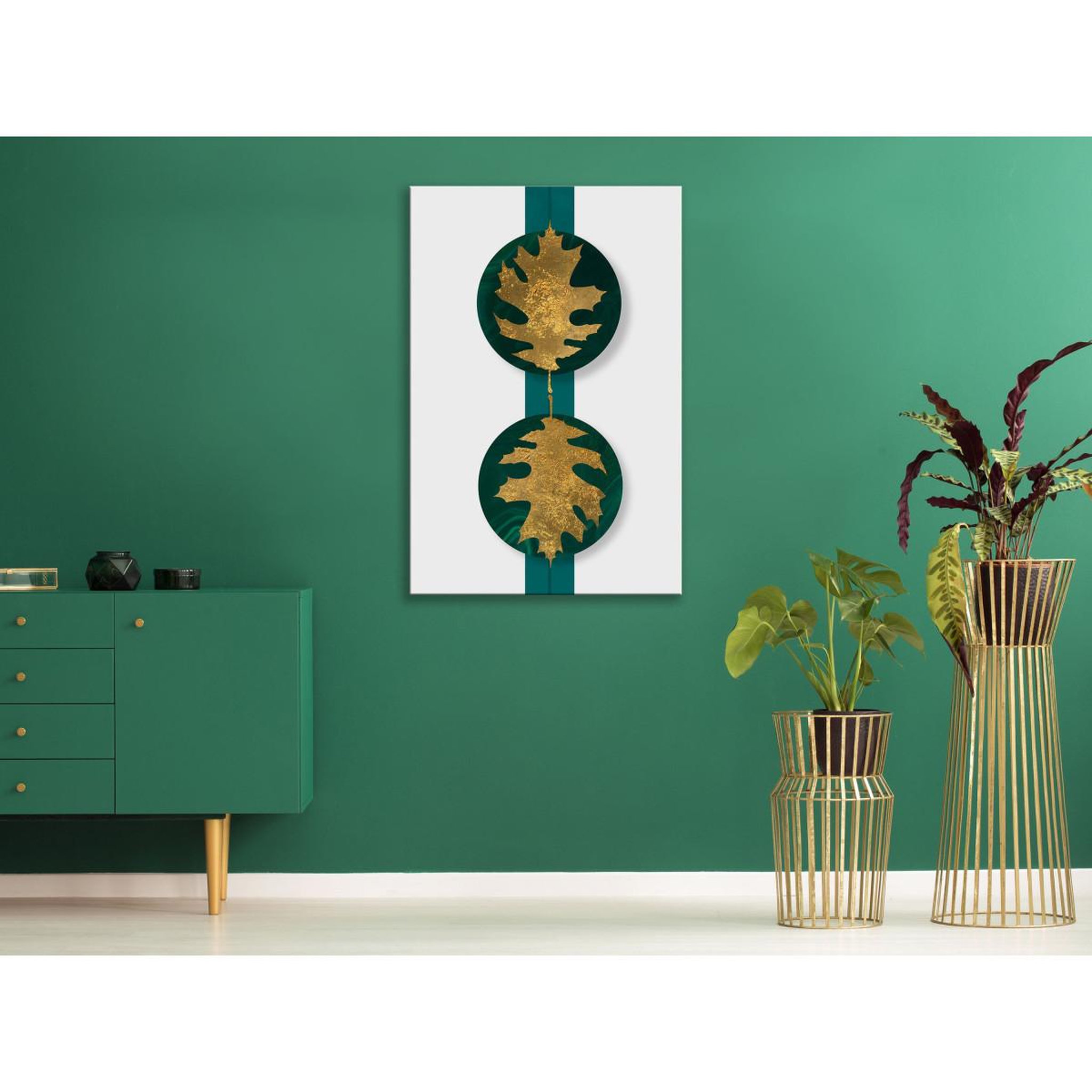 Voir la diapositive 2 : Paris Prix Tableau imprimé  green wealth
