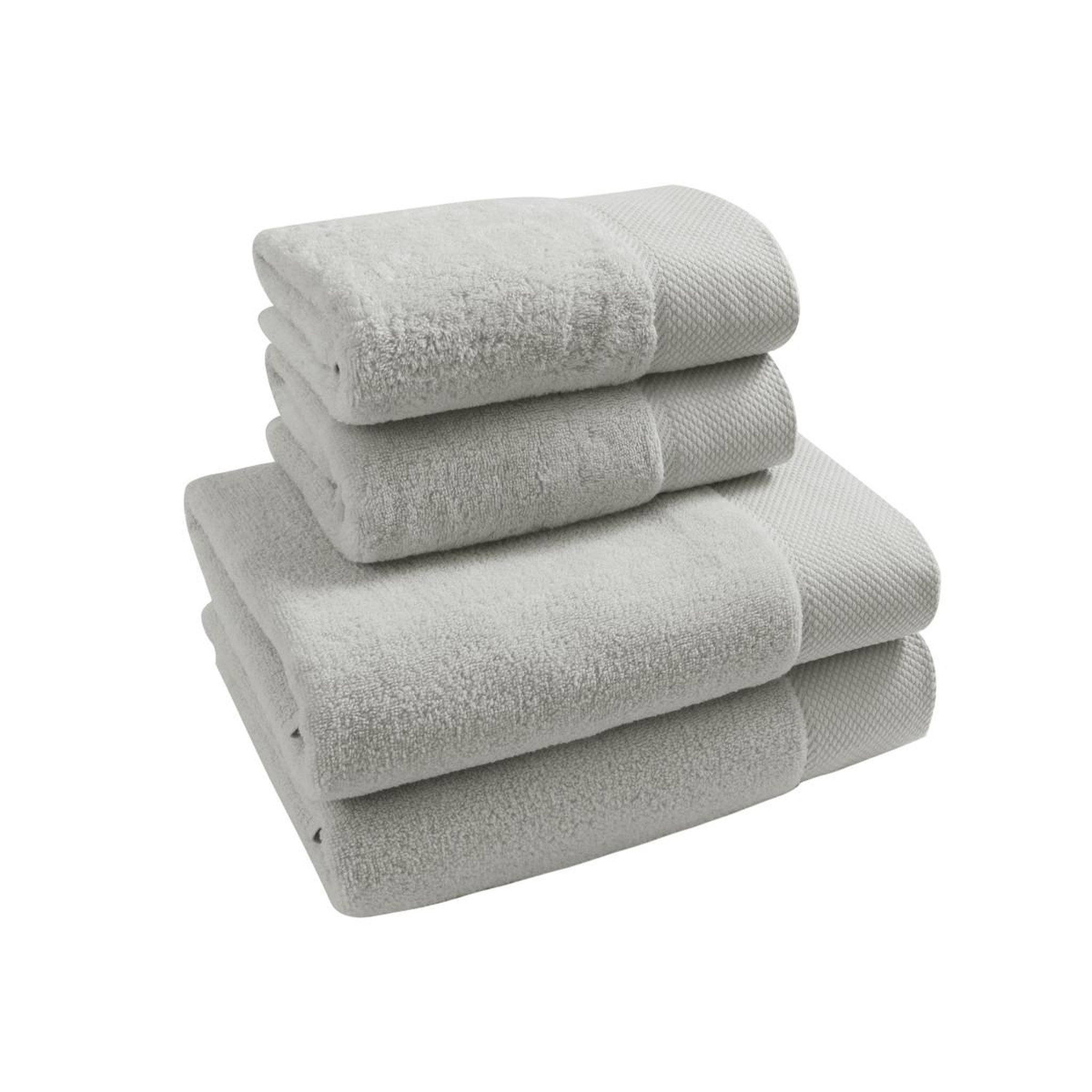 Voir la diapositive 2 : Sensei Maison Ensemble de bain 4 pièces Zéro Twist SENSOFT (2 draps de bain + 2 serviettes)