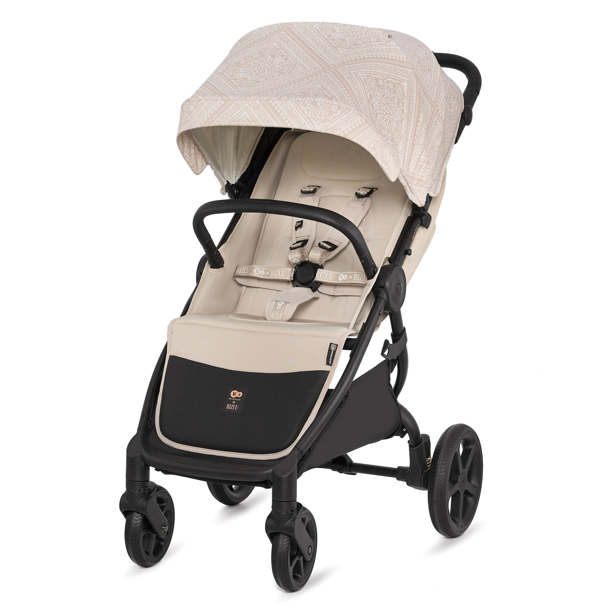 Voir la diapositive 1 : KINDERKRAFT Poussette compacte avec suspension et protection UPF50+ pour bébé
