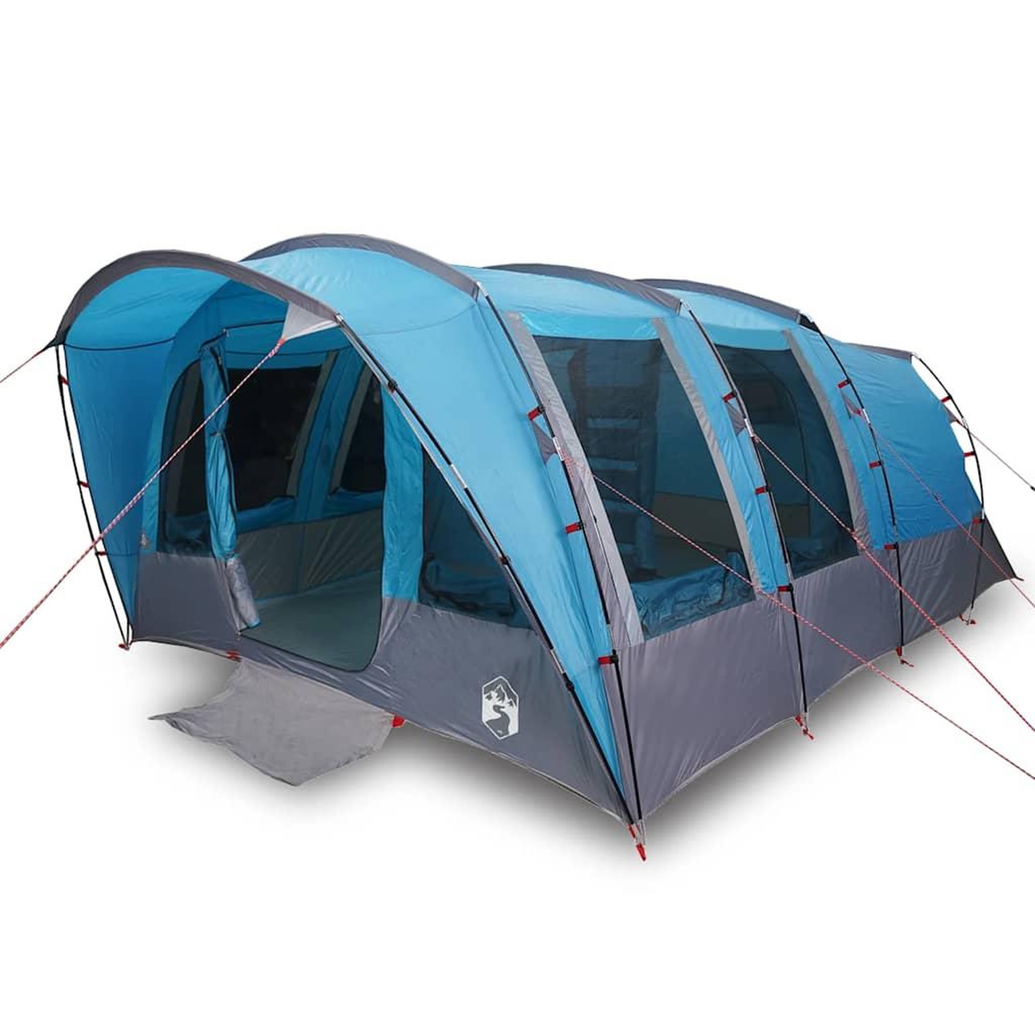 Voir la diapositive 2 : VIDAXL Tente familiale tunnel 8 personnes bleu impermeable