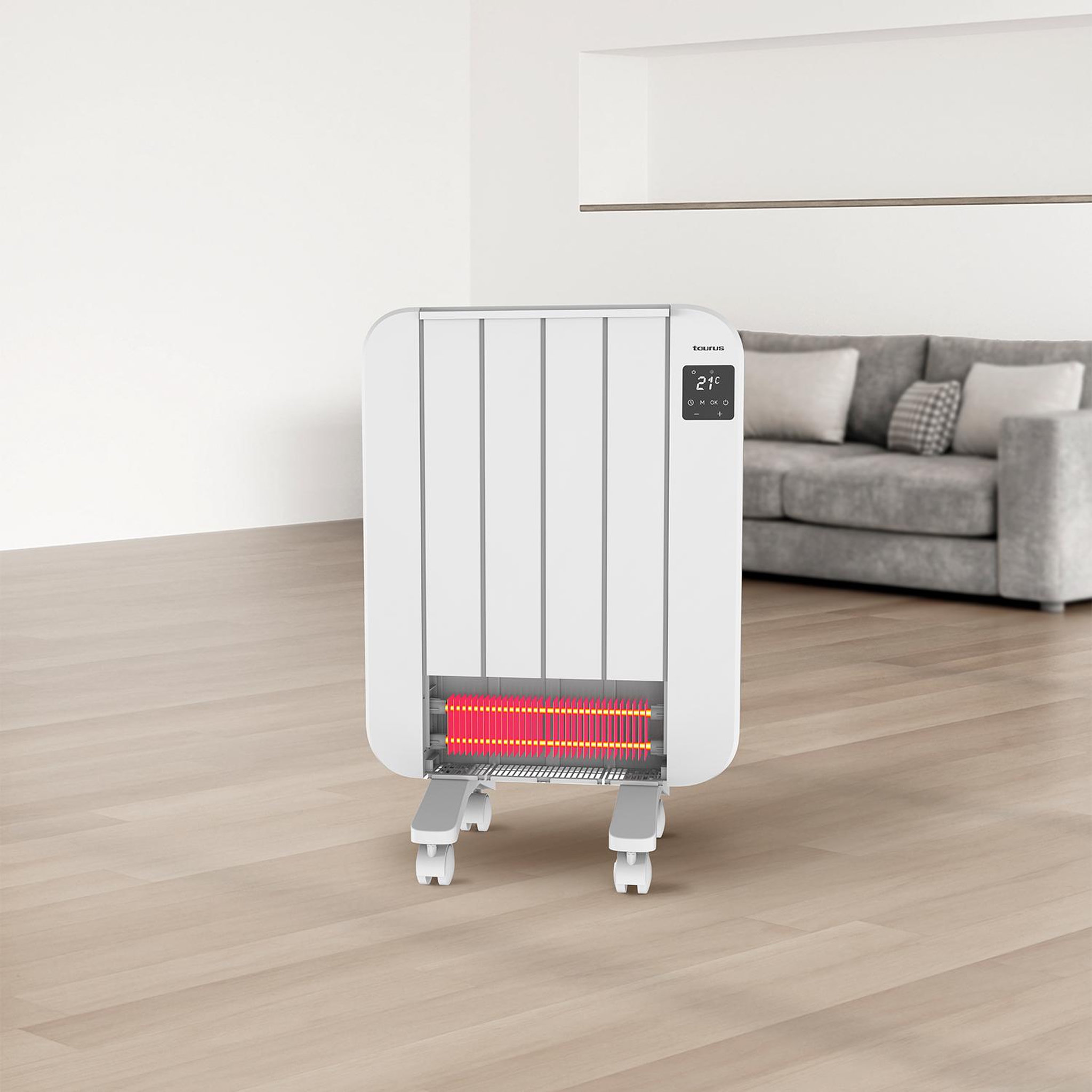 Voir la diapositive 5 : Taurus Radiateur électrique 1000w blanc - PERSIA 1000