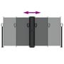 Voir la diapositive 5 : VIDAXL Auvent lateral retractable anthracite 120x1200 cm