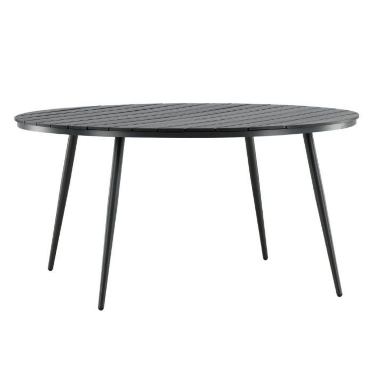 Paris Prix Table de Jardin Ronde  Break  150cm Noir