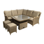 Proloisirs Salon De Jardin Toulon - Alu/Resine - Brun/Taupe