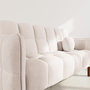 Voir la diapositive 4 : BEST MOBILIER Adam - canapé convertible clic-clac 2 places en tissu texturé