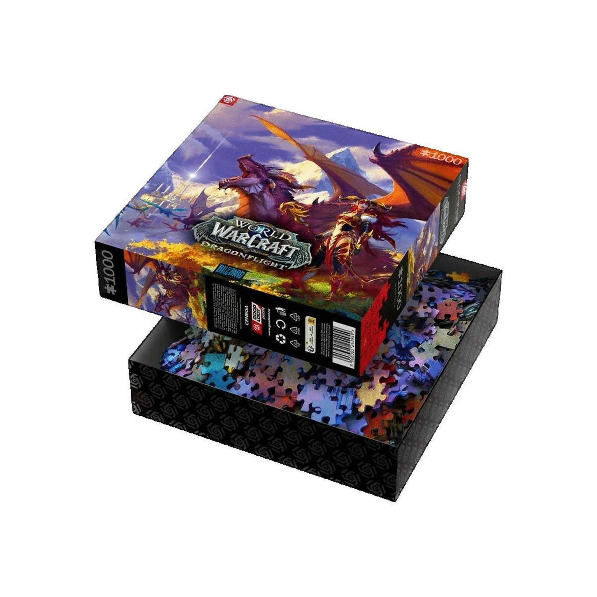 Voir la diapositive 3 : Just for games Puzzle 1000 pièces WoW Dragonflight Alexstrasza – Puzzle adulte paysage – Haute qualité