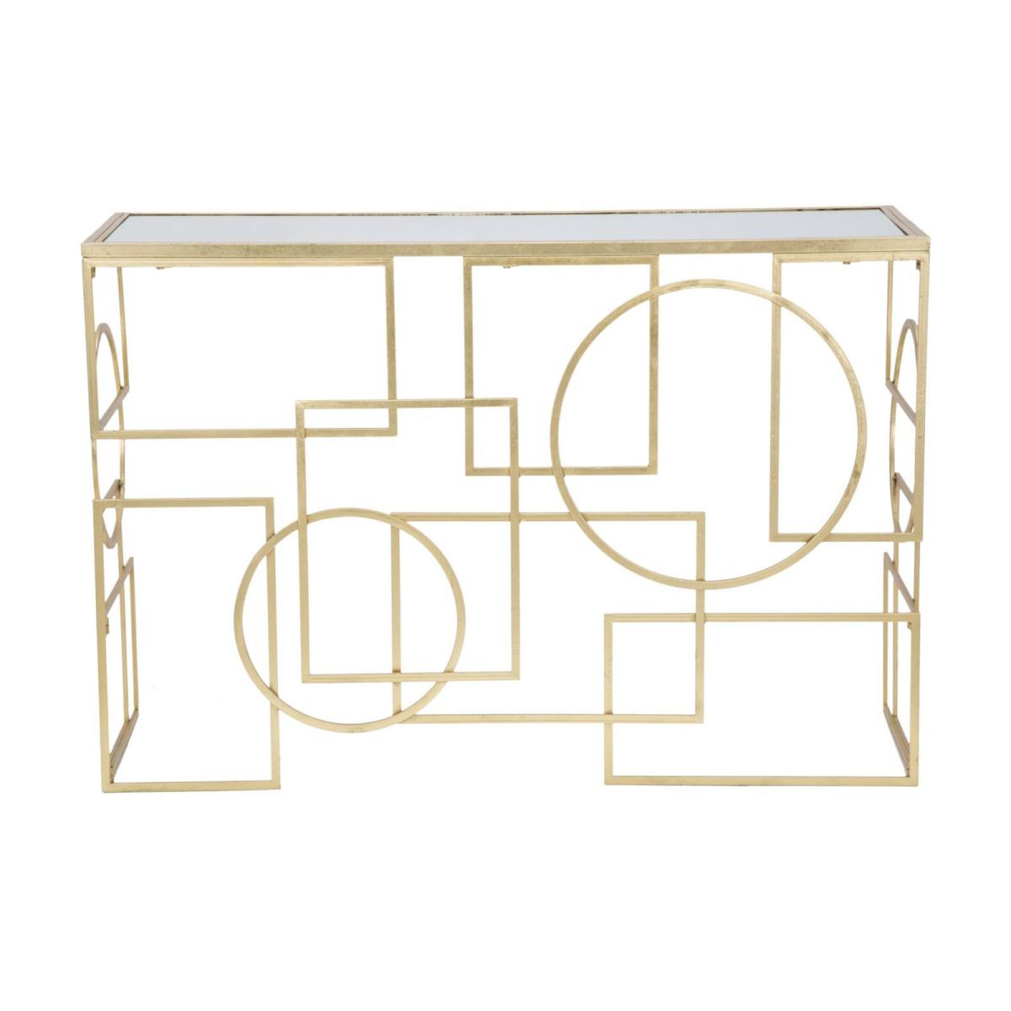 Voir la diapositive 2 : Paris Prix Console design en métal  marie  120cm or