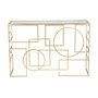 Voir la diapositive 2 : Paris Prix Console Design en Métal  Marie  120cm Or