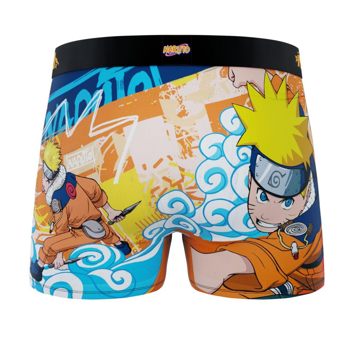 FREEGUN Lot de 3 boxers homme Naruto Classic