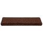 Voir la diapositive 3 : VIDAXL Tapis d'escalier 20 pcs 65x21x4 cm marron