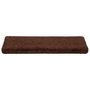 Voir la diapositive 3 : VIDAXL Tapis d'escalier 20 pcs 65x21x4 cm marron
