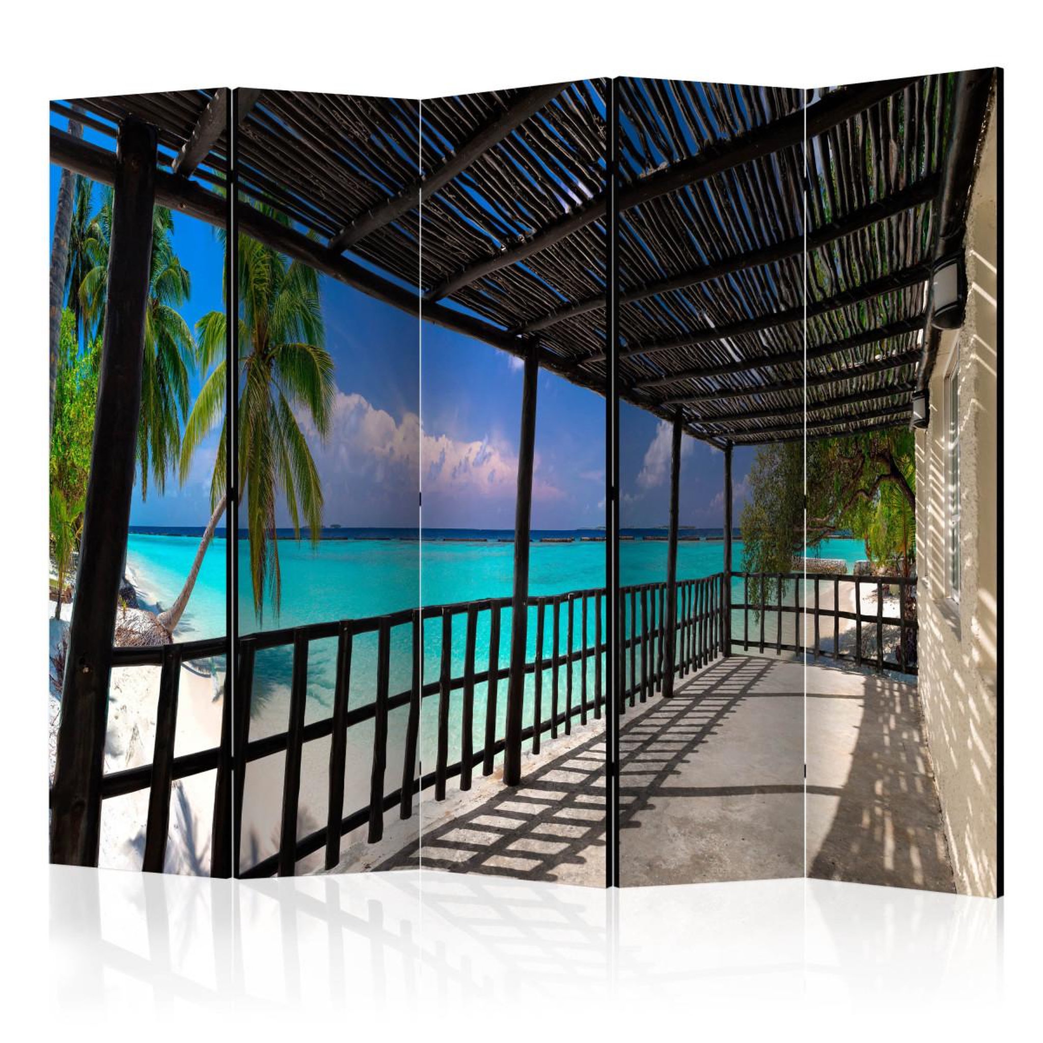 Paris Prix Paravent 5 volets  carefree paradise  172x225cm