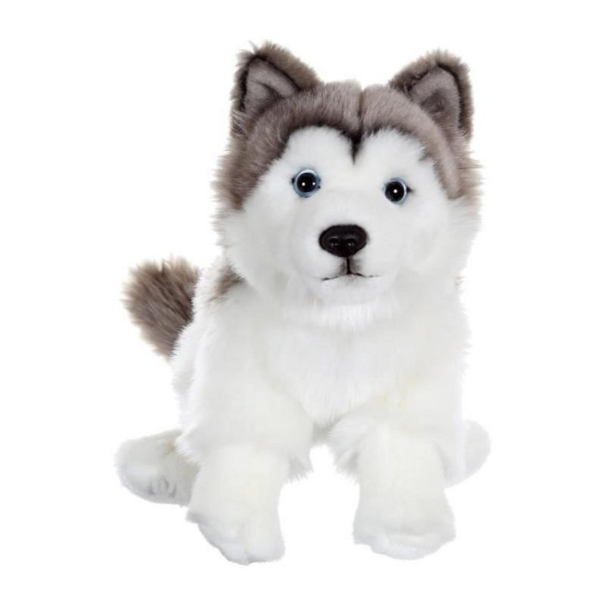 TOYS TOYS Peluche Chien Husky - GIPSY TOYS - Assis, 25 cm