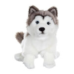 TOYS TOYS Peluche Chien Husky - GIPSY TOYS - Assis, 25 cm