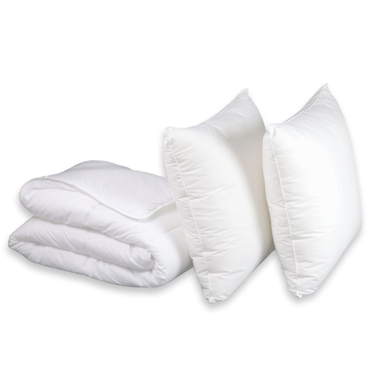 DODO Pack Couette + Oreiller(s) Enveloppe Coton Bio - Bien-être