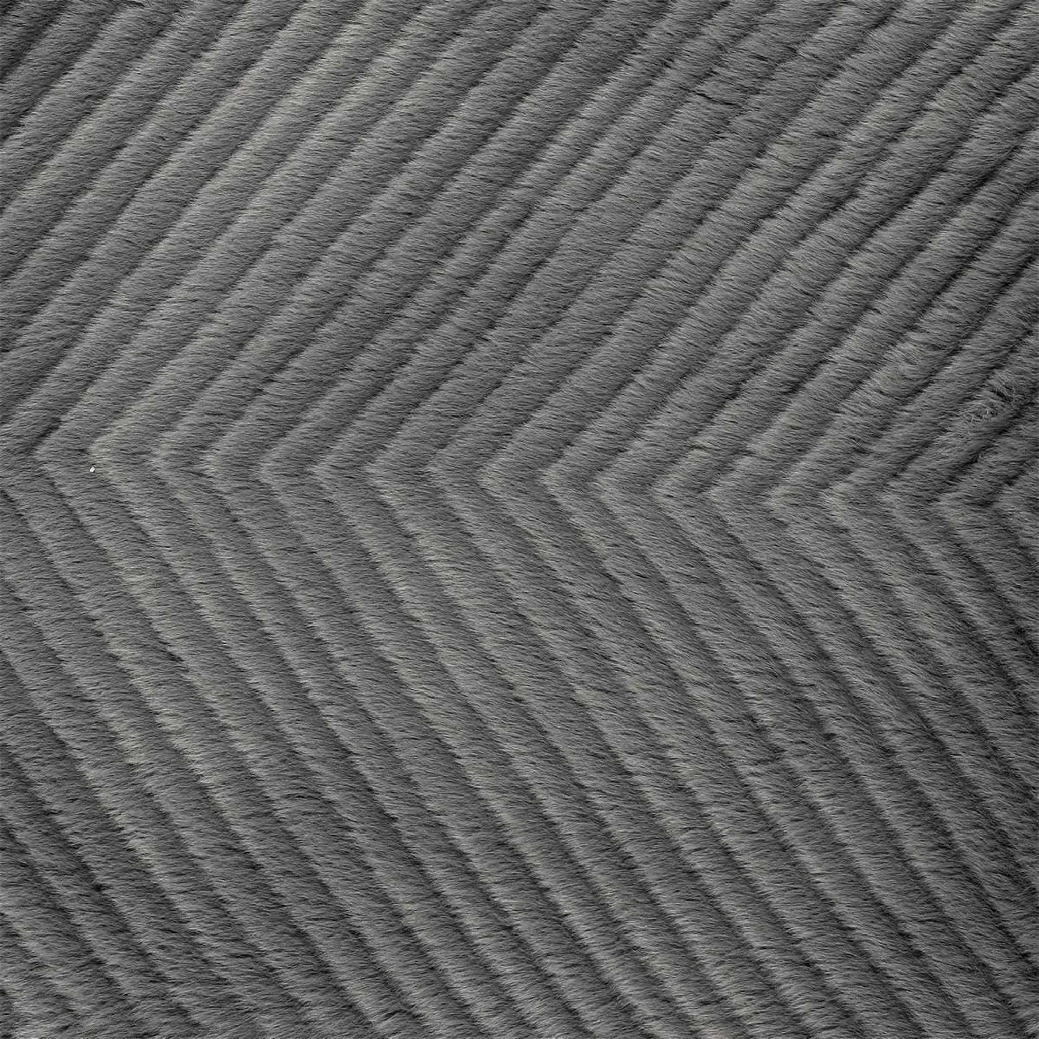 Voir la diapositive 3 : The Home Deco Factory Plaid velours imitation fourrure  sherpa  140x200cm gris