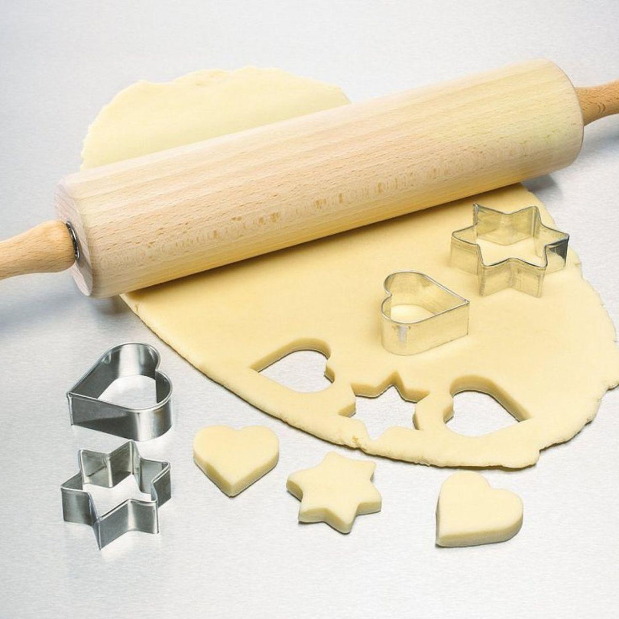 Voir la diapositive 2 : DR.OETKER Rouleau à pâtisserie en bois 43 cm dr. Oetker baker edition