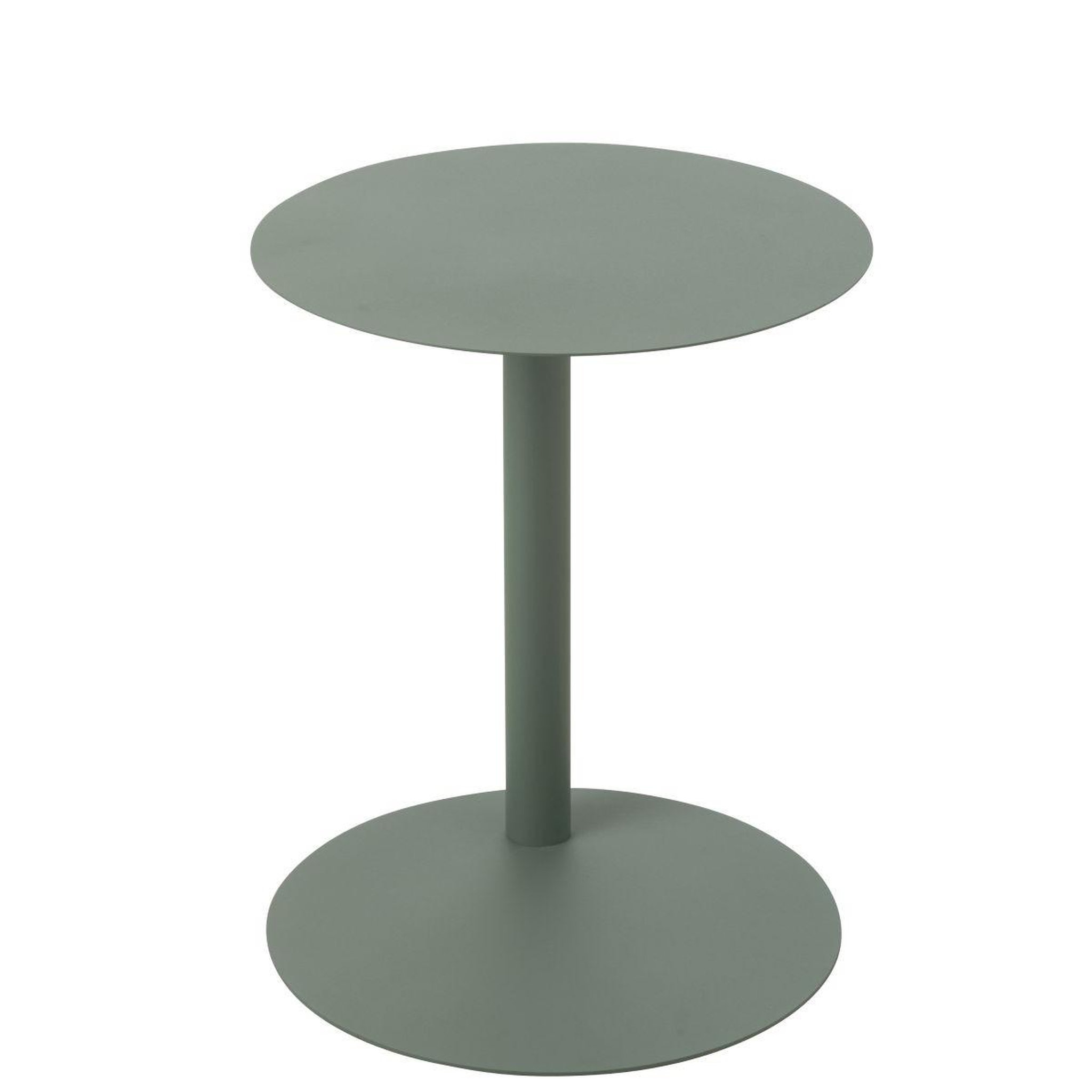 Voir la diapositive 3 : J-LINE Table d'appoint ronde en métal  reva  50cm vert