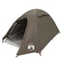 Voir la diapositive 4 : VIDAXL Tente de camping a dome 2 personne marron impermeable